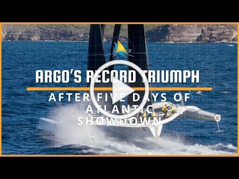 Video: Argo Line Honours  and new RORC Transatlantic Race Race Record 